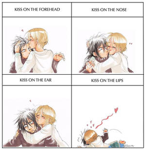 Cute Kiss x4 Meme