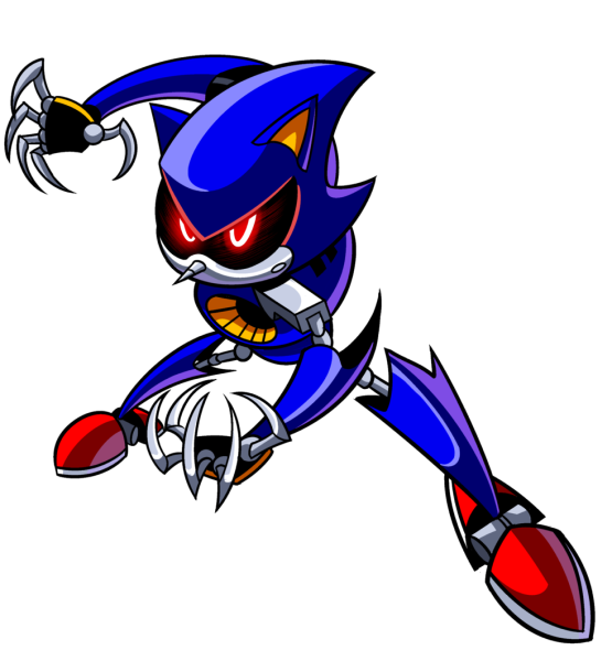 Sonic Prime - Chaos (Metal) Sonic by Brokenhollowglass on DeviantArt