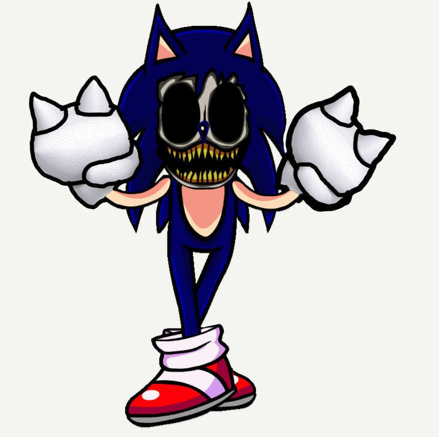 Sonic.exe up pose with knuckles gloves by ultrasoundlightintgs on ...