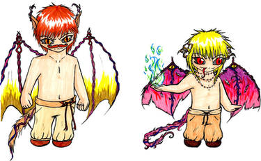 more little Devils ~ Sameth and Maximus