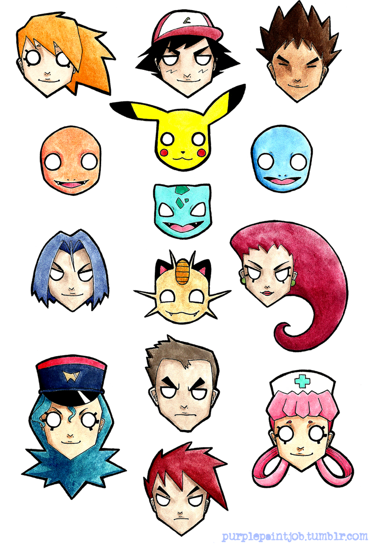 Pokemon Gang by surrealtoons on DeviantArt