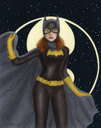 Batgirl in Batcolor
