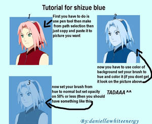 tutorial for shizue blue