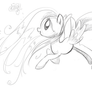 Fluttershy Sketch 1