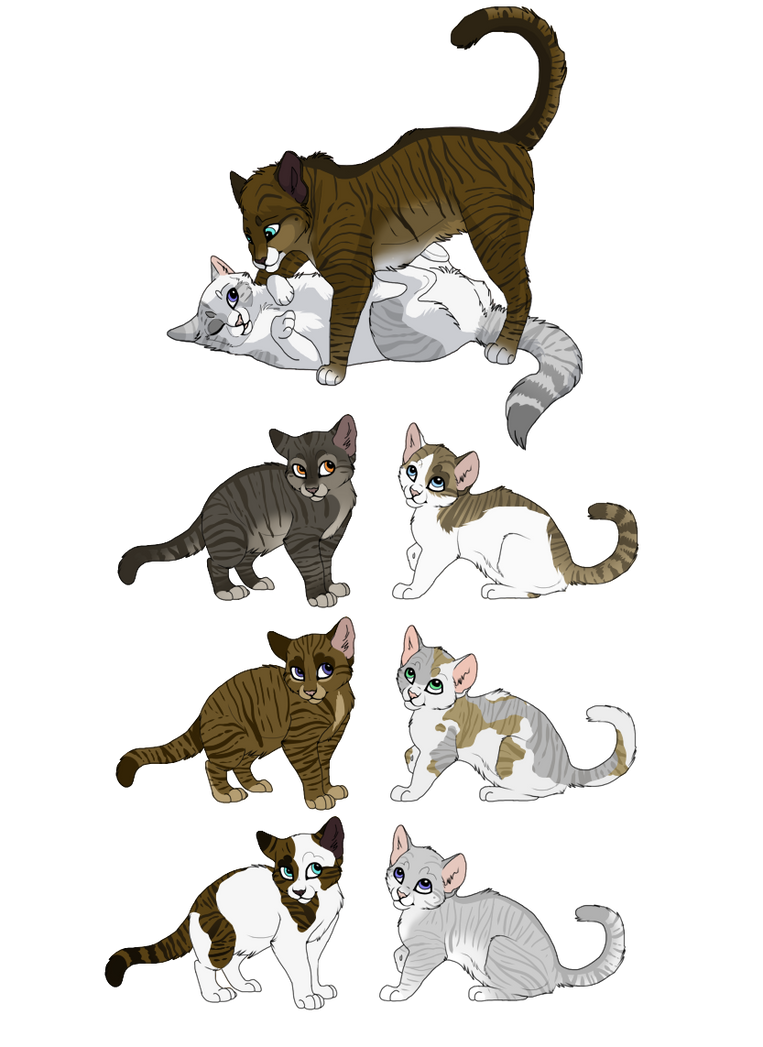 Hawkfrost x Ivypool kits - ADOPTS - CLOSED. by MlSTY on DeviantArt.