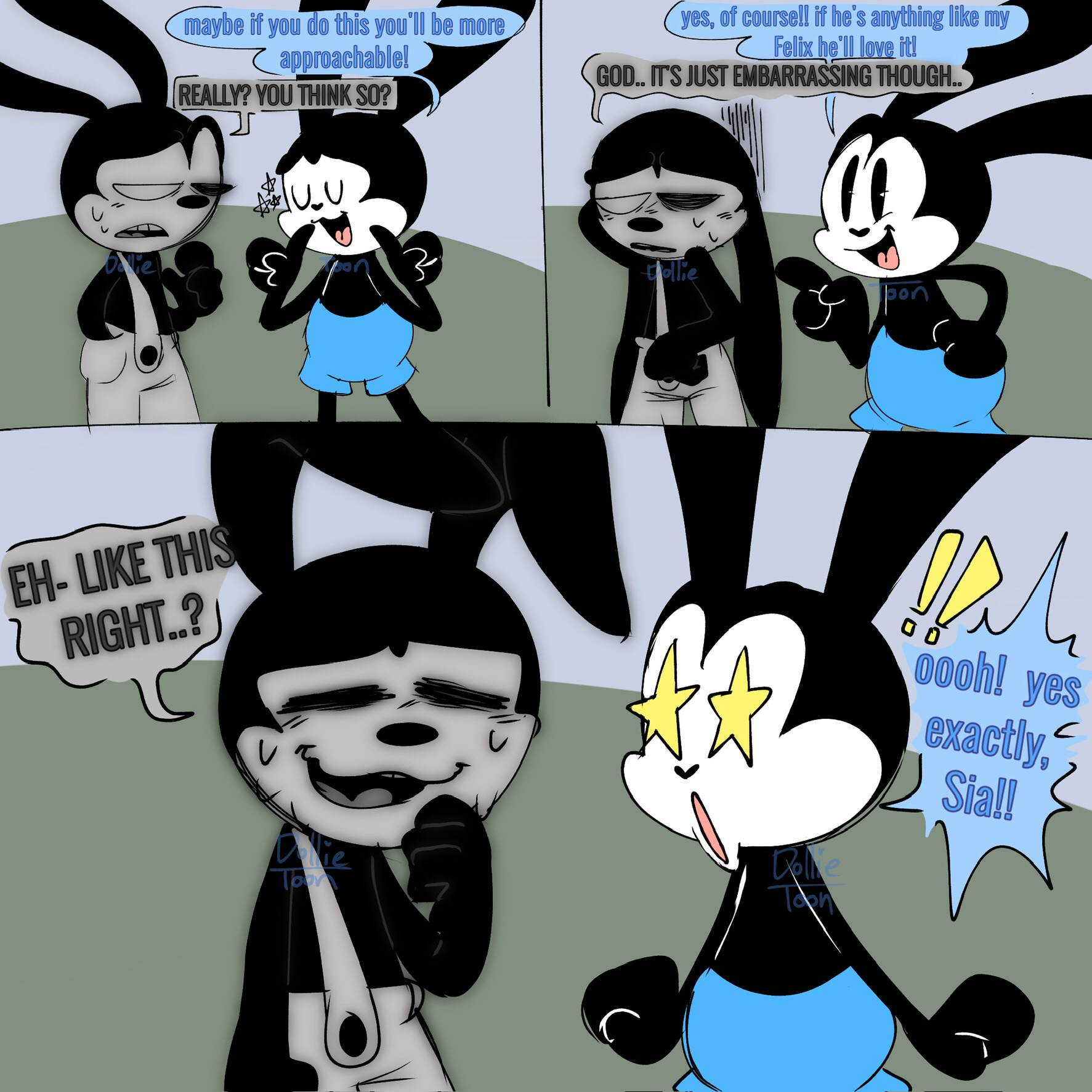 Self taught bunny rizz by Dollietoon on DeviantArt