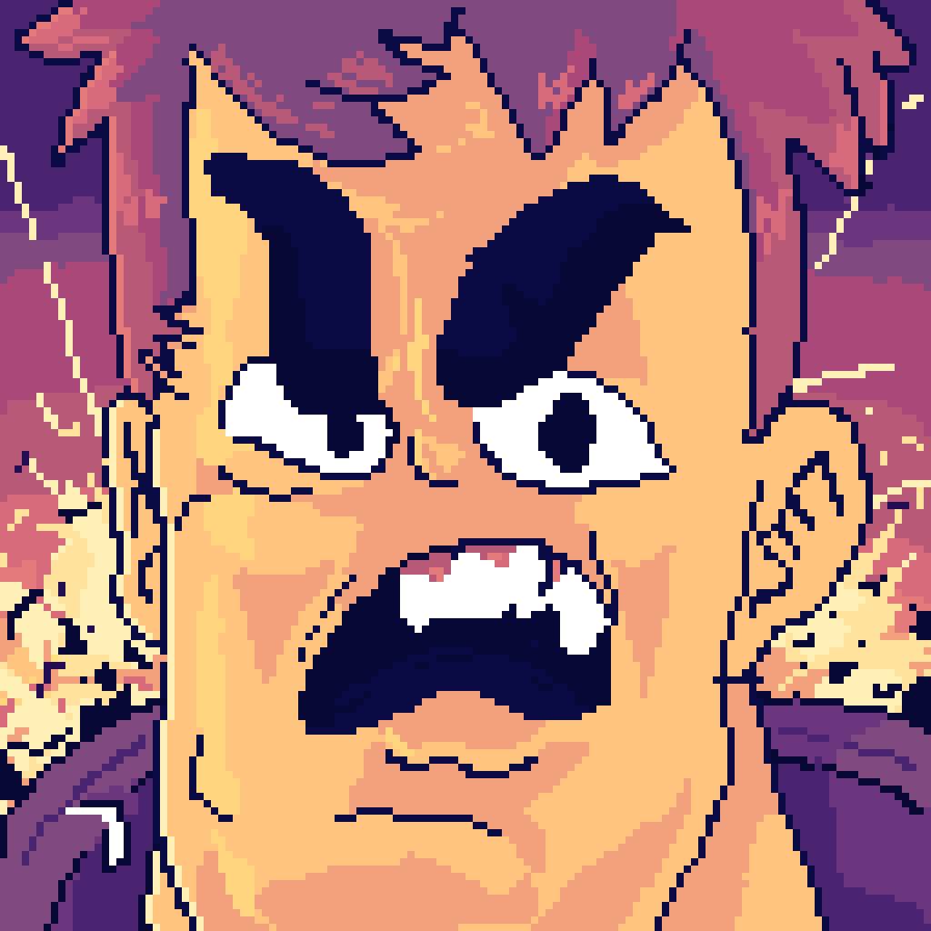 Angry pixel dude by AaronCofer on DeviantArt