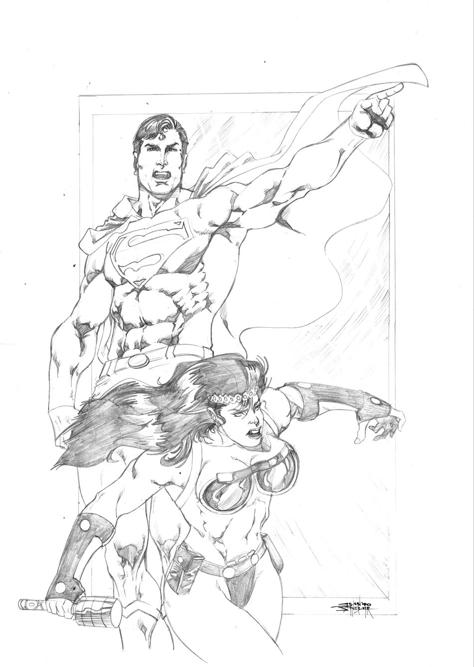 Superman and Barda