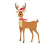 Christmas Reindeer Vector Illustration