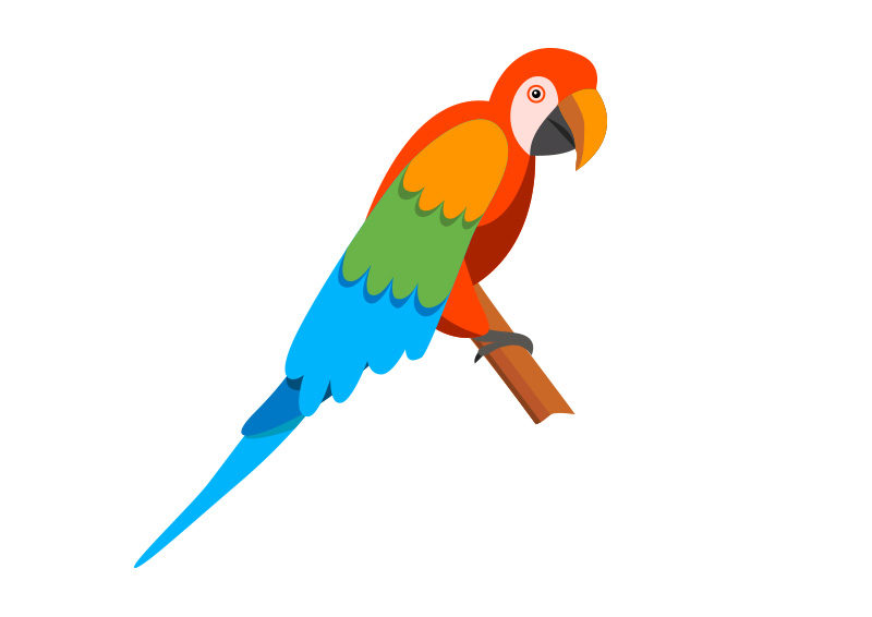 Cartoon Parrot Vector by superawesomevectors on DeviantArt Cartoon Parrot Vector by superawesomevectors on DeviantArt