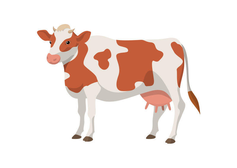 Cow Vector Illustration by superawesomevectors on DeviantArt
