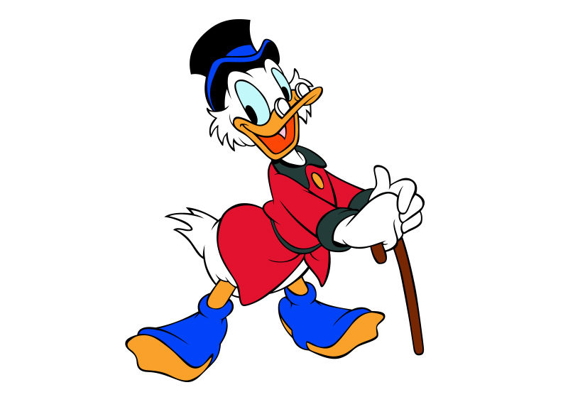 Uncle Scrooge McDuck Vector