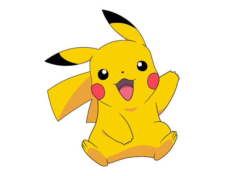 Pikachu Pokemon Vector