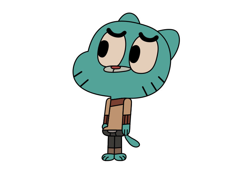 Gumball Watterson From The Amazing World of Gumbal