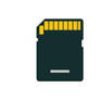 SD Card Flat Vector Icon