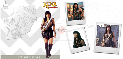 XENA Warrior Princess costume blueprint pattern by Eldavilora-cosplay