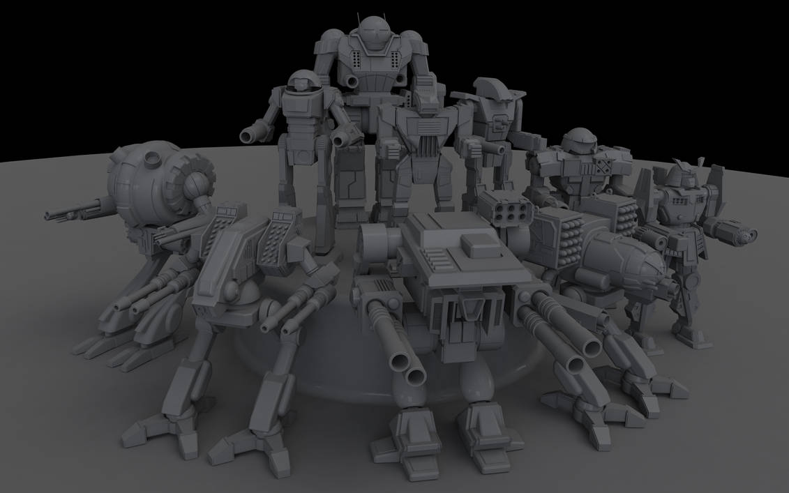 Mech Lab Battletech Battletech Mechs by StephenHuda on DeviantArt
