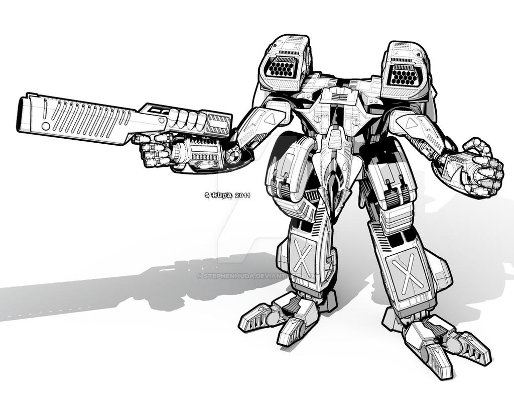 Waneta LAM Mech Mode pose 2