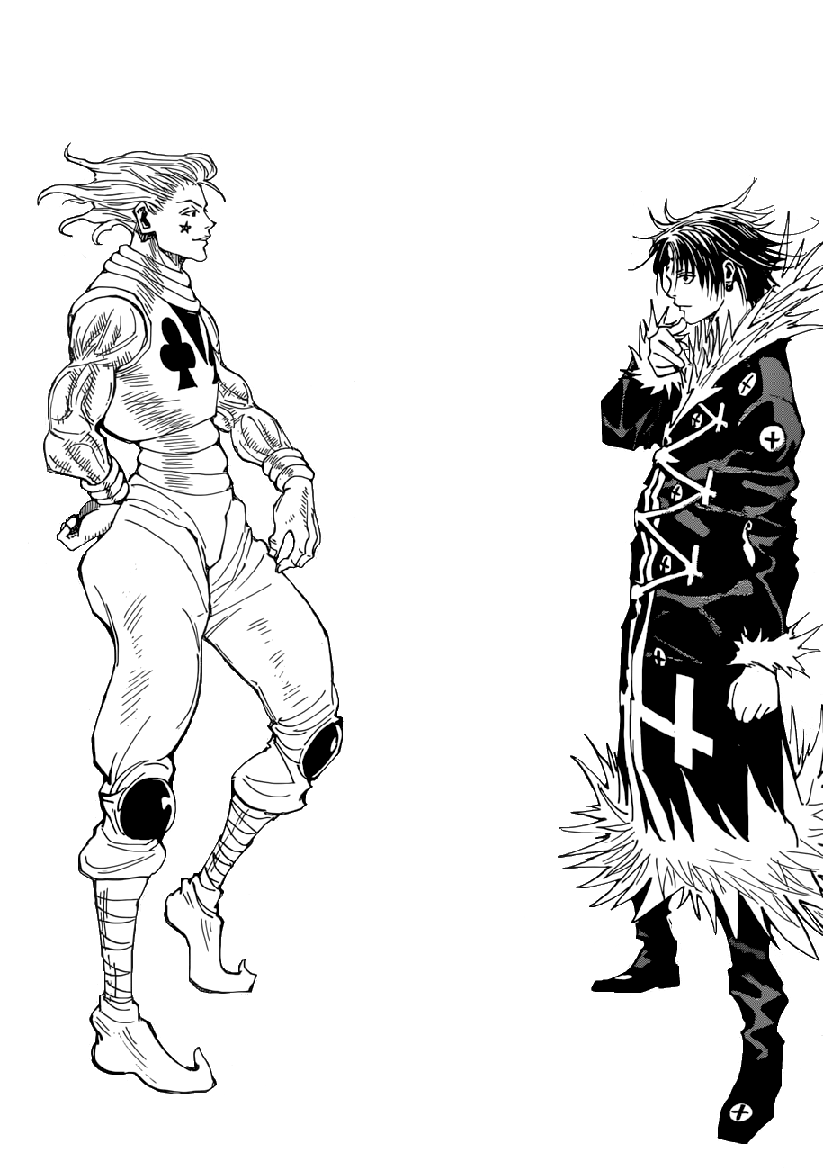 pix Chrollo Lucilfer Manga Panels hisoka vs chrollo lucilfer by mrze1598