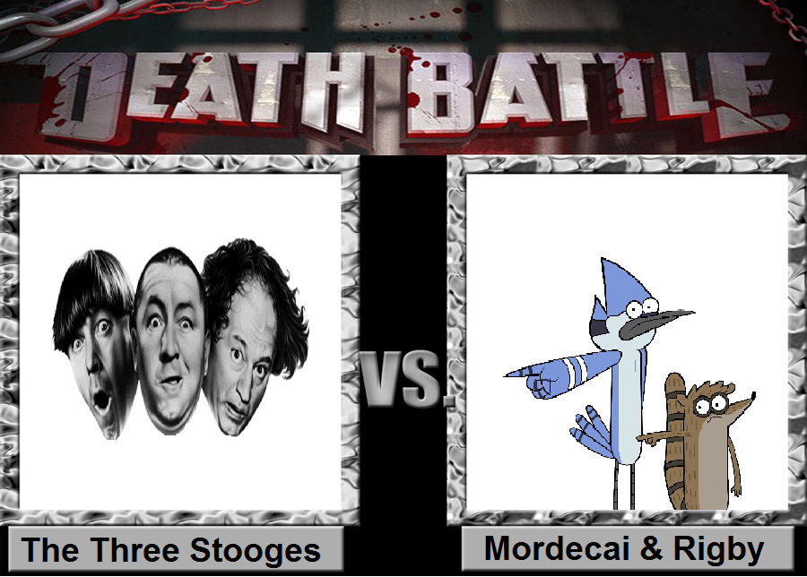 Death Battle: Mordecai and Rigby vs Stooges