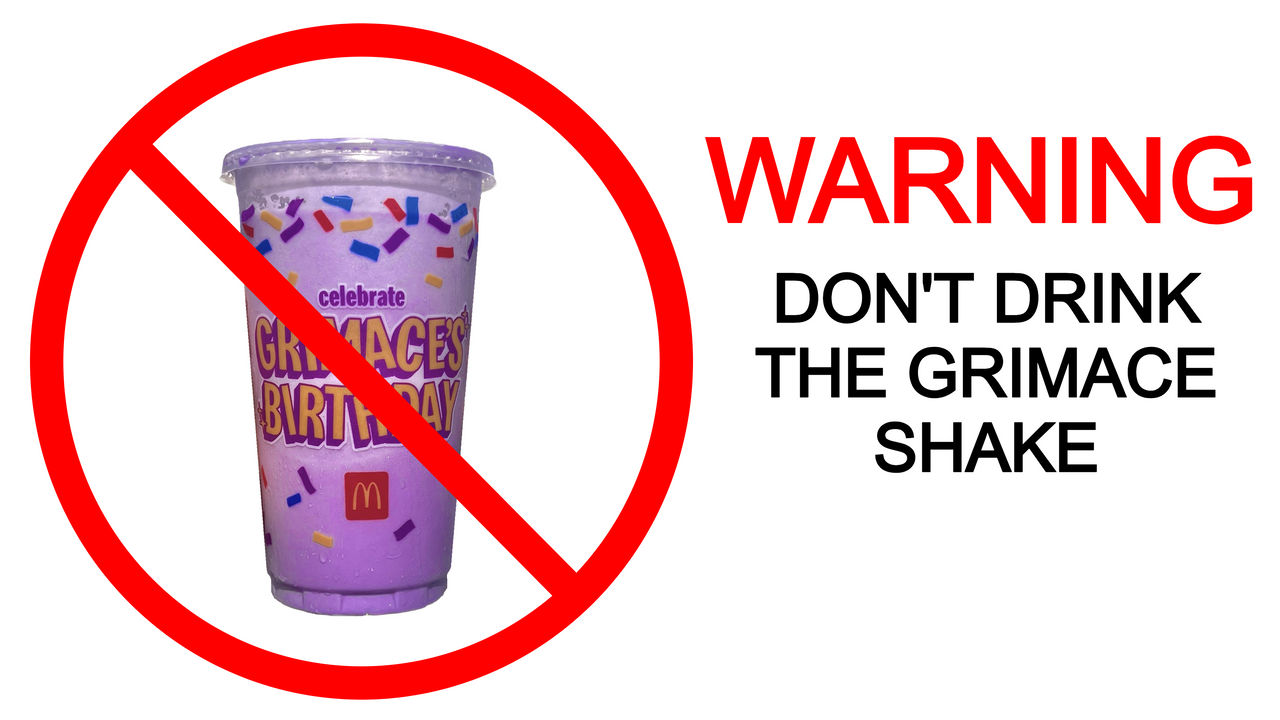 Don't Drink the Grimace Shake by TanimationLLC on DeviantArt