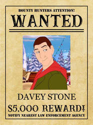 Davey Stone Wanted Poster