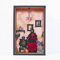 Raven Art Doll in Roombox
