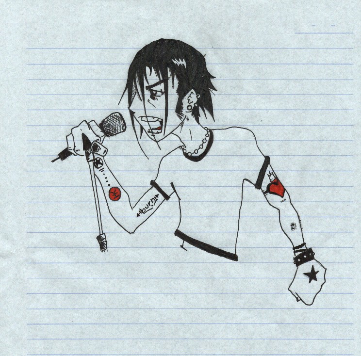 Punk in my university notebook