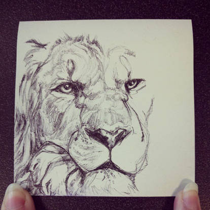 Post-it Lion