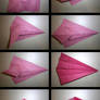 Pinkie Pie Origami Folding Process