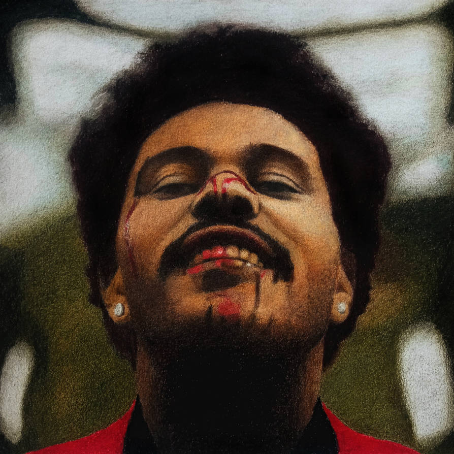 The Weeknd Portrait, After Hours by davetheartwarrior on DeviantArt