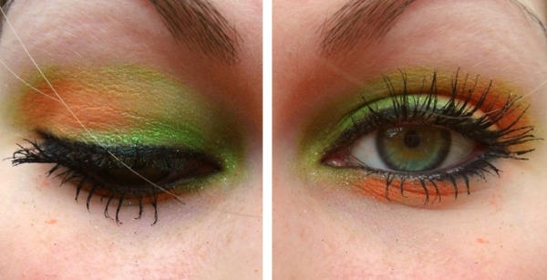 Green Orange Eyeshadow