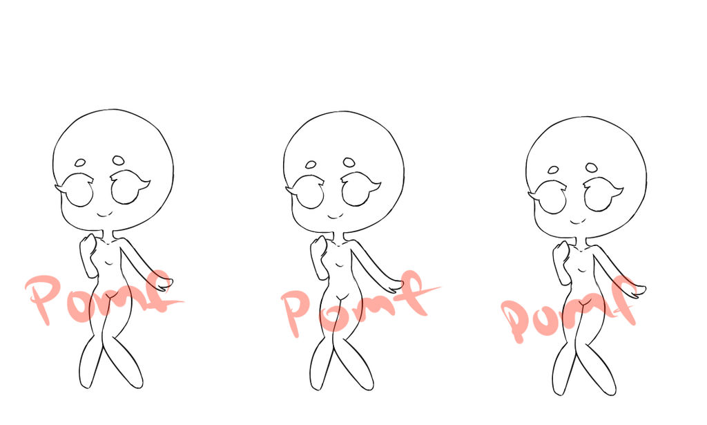 Adoptable Chibi Base by 8BitSnake on DeviantArt