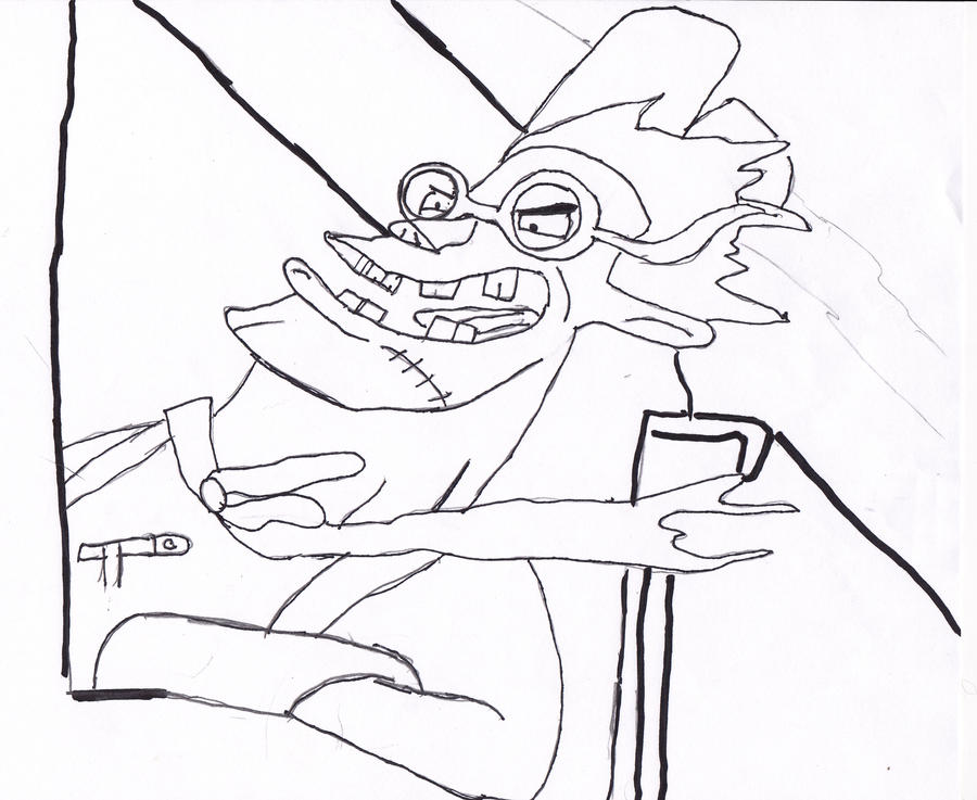 Mad Engineer from Hey Arnold by TheLoneRailroader on DeviantArt