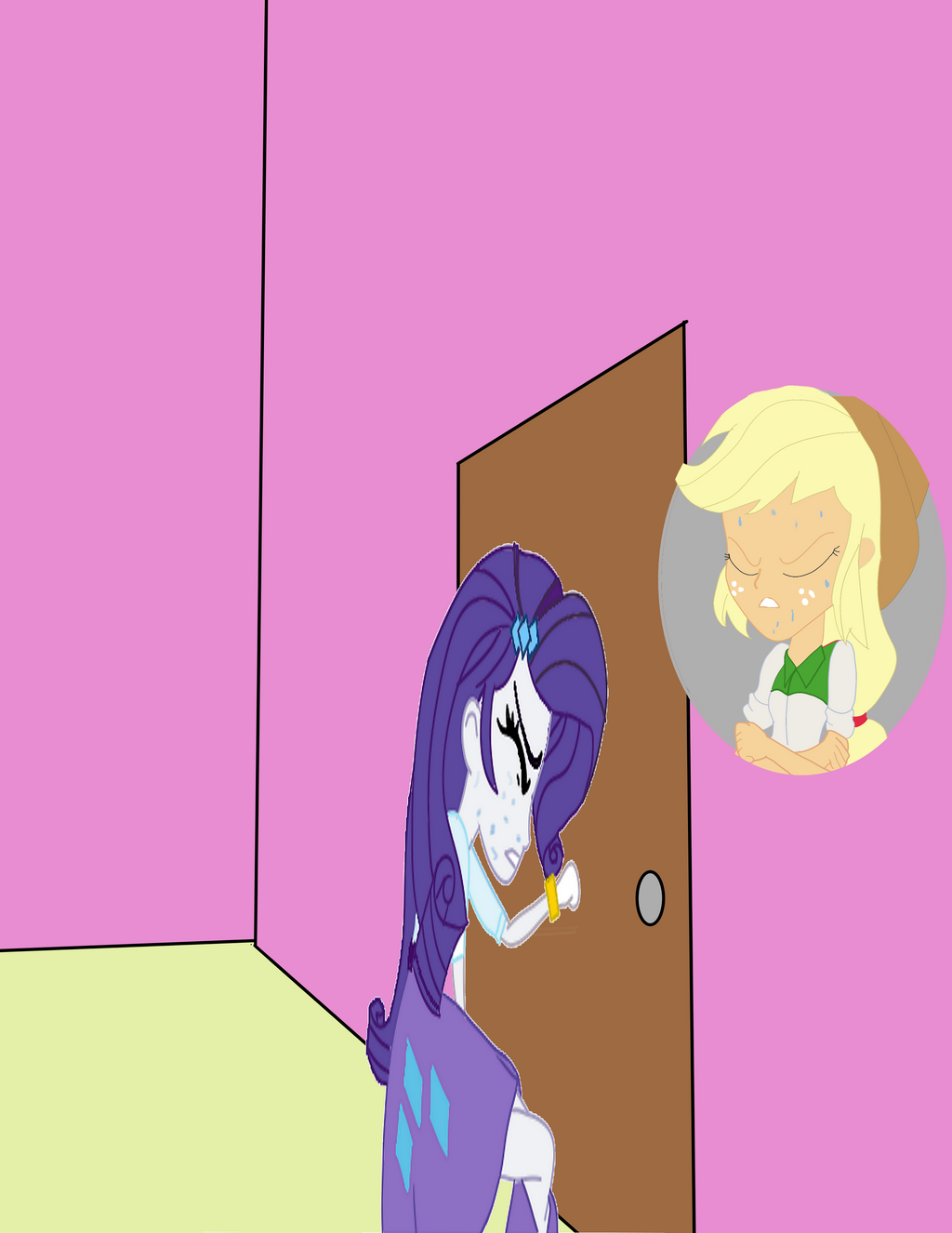 Mlp Rarity Poop Rarity needing a bathroom by TheLoneRailroader on DeviantArt