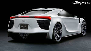 Toyota Supra concept rearview
