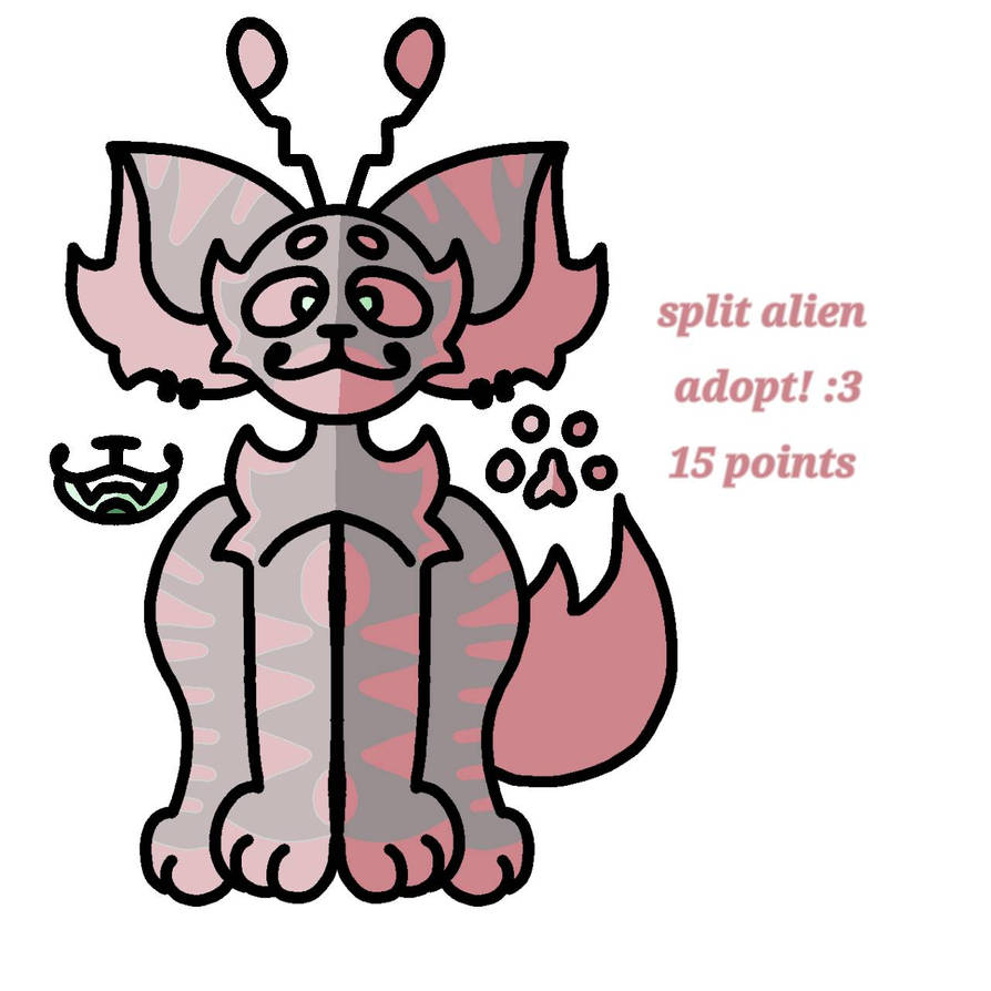 Split alien adopt! :3 (15 points) (closed) by Mr-MC-kitty on DeviantArt
