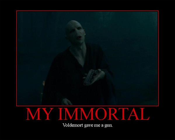 Voldemort gave me a gun.