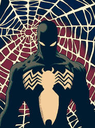 spider-man black suit color and filter