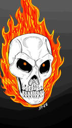 Ghost Rider Skull