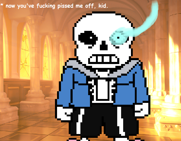 Sans Is Fucking Pissed by KS243TheDADude on DeviantArt