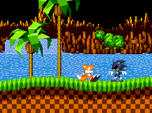 Pixilart - Sonic ExE Hill Zone Act 1 by undervoider