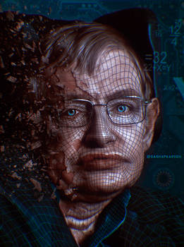 Stephen Hawking By Sasha Paarseh