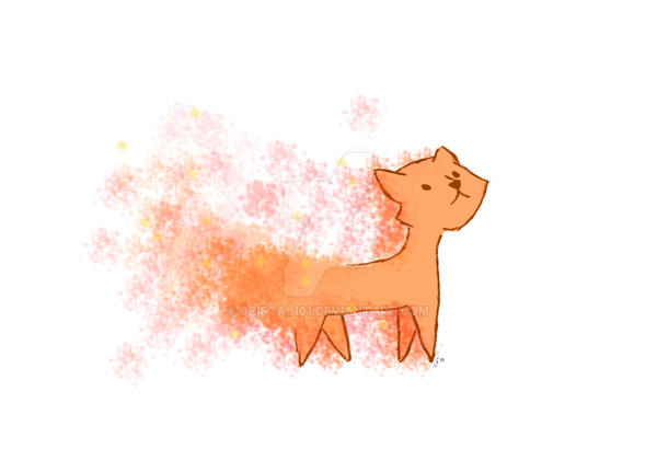 Fire Cat Running Fire Cat by Cristal101 on DeviantArt