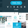 Visage UI Kit | FREE | 70+ Elements