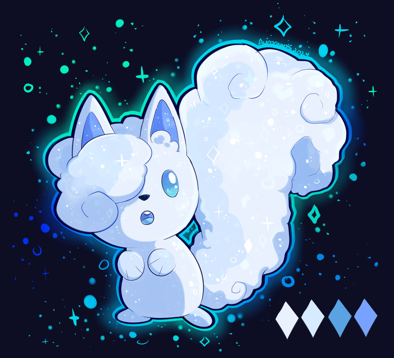 Pachirisu Alolan Vulpix Adopt (SOLD) by AuroraWalrein on DeviantArt