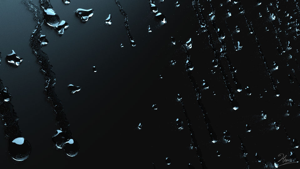 Drops on surface