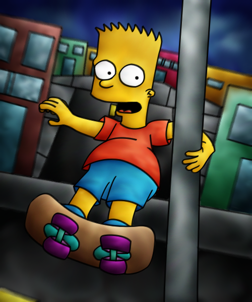 Skateboarding by iceiwynd