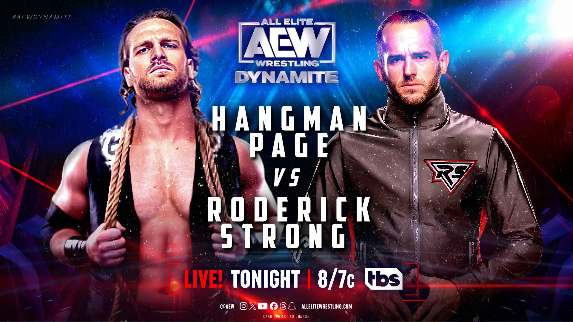 AEW DYNAMITE CUSTOM MATCH CARD by Yael02 on DeviantArt