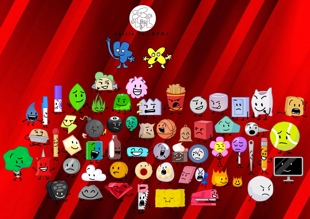 Free Battle For BFB/BFDI Poster! by TheMegaObjectShowFan on DeviantArt
